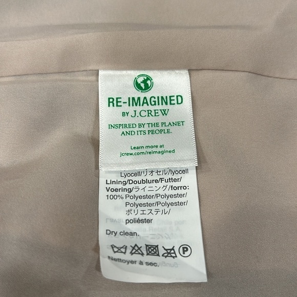 J. Crew Going-Out Blazer in Leopard Print Linen Blend Preppy Academia Size 6 NWT - Picture 11 of 16